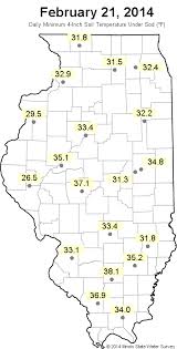 Frost Depth In Illinois Illinois State Climatologist