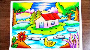 17 gambar pemandangan yang cantik dan mudah berikut langsung saja klik untuk melihat selengkapnya search the worlds informati gambar pedesaan sketsa gambar. Gambar Pemandangan Mudah Harian Nusantara