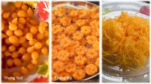 This thai egg fried rice recipe is excellent and find more. Thong Yod Thong Yip Foi Thong Thai Dessert A Kind Of Thai Sweetmeat Made From Egg Yolks Bn Thai Cousine