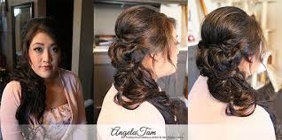 Here's how you can find the right hair salon for you. Los Angeles Beautiful Asian Bride Wedding Makeup Artist And Hair Stylist Angela Tam Bridal Hair Style Curly Down Sidepony Tail Los Angeles And Orange County Asian Chinese Wedding Photographer