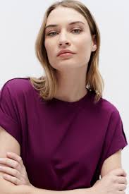 T shirt violet sales clair