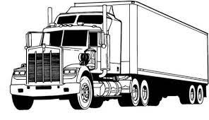 This gorgeous coloring page was created by talented artist, bailie waters, and is the perfect semi quiet activity to do on a rainy day—or 30 minutes before going to sleep to help them manage that energy surge before bed. Free Semi Truck Coloring Pages Free Coloring Sheets Truck Coloring Pages Tractor Coloring Pages Semi Trucks
