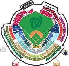 Qualcomm Seating Map Nationals Park Seating Chart With Seat