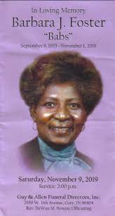 Barbara Foster Obituary (2019)