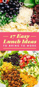17 Packable Lunch Ideas That Ll Actually Fill You Up Healthy Filling Lunch Easy Healthy Lunches Pasta Lunch