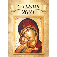 Zilele și perioadele de post. Calendar De Perete 2021 Crestin Ortodox Papirus Athos Emag Ro
