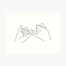 720 x 1280 jpeg 19 кб. Pinky Promise Wall Art Redbubble