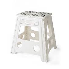 This is foldable three steps ladder, which is ideal for any task around the kitchen, office, bathroom, and garage. Acko 16 Inches Super Strong Folding Step Stool For Adults And Kids White Kitchen Stepping Stools Garden Step Stool Holds Up To 400 Lbs Walmart Com Walmart Com