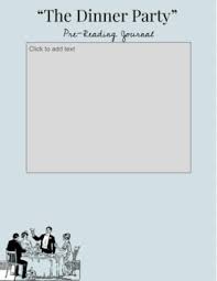 Some critics say the genre is dead, that the age of tourism killed it off. The Dinner Party Reading Response Writing Response By Dj Teach