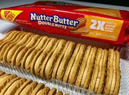 Nutter butter cookies nutter butters are a nabisco brand peanut shaped sandwich cookie with a peanut butter filling, which was introduced to the public in 1969. Review Nabisco Double Nutty Nutter Butter Junk Banter