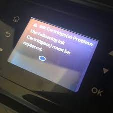 Hp officejet 2620, 2621, 4630, 4632. The Following Ink Cartridge Must Be Replaced Hp 301 Symbols