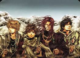 Hd Wallpaper Anime Saiyuki Cho Hakkai Genjo Sanzo Goku Saiyuki Saiyuki Reload Wallpaper Flare
