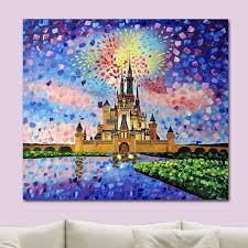 Cinderella S Castle Walt Disney World Magical Mos Art Canvas Castle Cinderella39s Cinderellas Disney Canvas Art Disney Canvas Paintings Disney Paintings