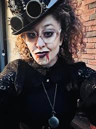 Proudest moment as a Mom when they ask to have a steampunk Halloween theme  sibling costumes. @Iamcata25 has more behind the scenes  #SteampunkWonderland • #AliceSteampunk • #Steampunk • #SteampunkFashion •  #SteampunkStyle • #