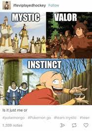 Ifleviplayedhockey Follow Mystic Valor Instinct Is It Just Me Or Pokemongo Pokemon Go Team Mystic Team 1339 Notes Meme On Me Me