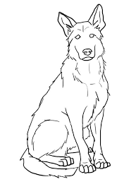 Free German Shepherd Lines By S1088 Dog Sketch German Shepherd Painting Dog Drawing