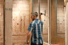 Throwing an axe is an exhilarating experience one which you can feel for yourself in our safe supportive space. We Ll Teach You One Handed And Two Handed Throws Picture Of Blade Timber Axe Throwing Leawood Tripadvisor
