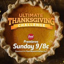They have six hours to tell their thanksgiving story in food and wow the judges. Food Network Ultimate Thanksgiving Challenge Facebook