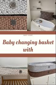 Pink Baby Changing Basket With Pad Etsy Baby Changing Baby Moses Basket Perfect Baby Shower