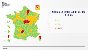 Carte de france à imprimer, carte des régions , carte du monde enfant, géographie cycle 3, jeux gratuits pour enfants, france allemagne, questionner le … carte gratuite des nouvelles régions et départements de france métropolitaine à personalisable. Carte Du Deconfinement Les Departements En Rouge Vert Et Orange Le Huffpost