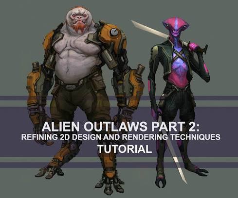 Jerad S. Marantz - Alien Outlaws Part 2: Refining 2D Design and Rendering  Techniques