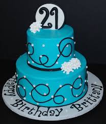 Swirl Flowers Cake 21st Birthday Cakes 21st Birthday Cake For Girls Birthday Cake Pictures