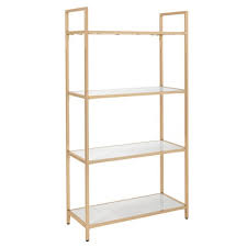 Ok so i know we've all seen the bookshelves online that people have made from old painter's ladders. 60 Alios Bookshelf White Gold Osp Home Furnishings Target