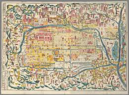 Asia historical maps perry castaneda map collection ut library. Map Of Kyoto 1863 Mapporn