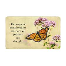 The taller variety of these. Pop Inspirational Quote Life With Beautiful Monarch Butterfly Doormat Non Slip Indoor Outdoor Doormat Floor Mat Home Decor Entrance Rug 30x18 Inches Walmart Canada