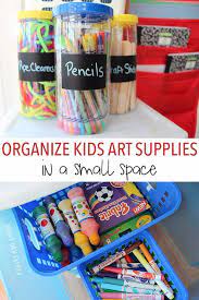 30 Diy Organizing Ideas For Kids Rooms Kids Art Supplies Kids Craft Supplies Organization Kids