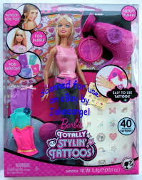 Find barbie tattoo from a vast selection of dolls. Totally Stylin Tattoo Barbie Doll Tattoos Nrfb Stamper New Sealed On Popscreen