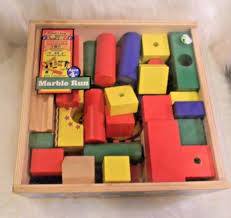 Wooden Marble Run Maze Building Toy Melissa And Doug Melissadoug Marble Run Wooden Marble Run Toys