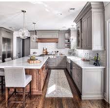 The modern farmhouse kitchen is undeniably popular these days. Pin By Piettra Martins On Kitchen Farmhouse Kitchen Remodel Grey Kitchen Designs White Kitchen Remodeling