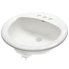 American standard bathroom sinks : American Standard Rondalyn Self Rimming Bathroom Sink In White 0491 019 020 The Home Depot