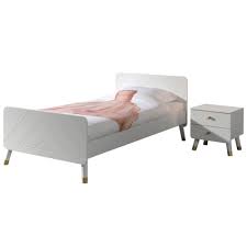 Unsere jugendzimmer komplett sets enthalten je nach auswahl kleiderschrank, bett und bettschubkasten, kommode. Jugendzimmer Bibi Komplett Mit Einzelbett Und Nachttisch Weiss Einrichtung Fur Jeden Geschmack Bei Moebel Guenstig De