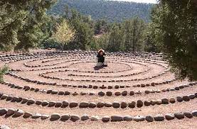 Walking The Labyrinth An Exercise In Self Healing Labyrinth Labyrinth Walk Witch Garden