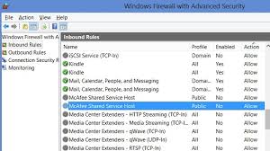 Image result for windows firewall inbound rule