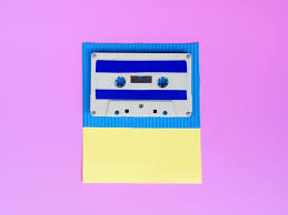 Find the perfect playlist cassette stock photo. Vibrant Cassette Tape On Bright Wallpaper Free Photo Nohat Free For Designer