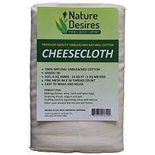 Flour sack cloths = wash and reuse. Cheesecloth Unbleached Grade 90 Natural Cotton Cheese Cloth Walmart Com Walmart Com