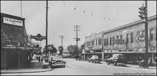 Wildwood Fl Main Street Post Office Rexall Etc Old Florida Wildwood Florida