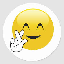 Free fingers crossed emoji icons in various ui design styles for web and mobile. Fingers Crossed Emoji Stickers Zazzle Co Uk
