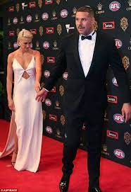 Jesinta and lance 'buddy' franklin announced the arrival of their second child three weeks ago, but have yet to reveal his name. Buddy Franklin Tries To Pull Away From Wife Jesinta At The 2018 Brownlow Medal Count Daily Mail Online