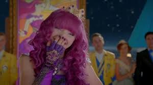 Descendants 2 stars dove cameron, sofia carson and china anne mcclain chat with costume designer kara saun. Golden Dragon Purple Gloves Worn By Mal Dove Cameron In Descendants 2 Spotern