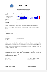 Surat Pernyataan Orang Tua Untuk Membuat Paspor Contoh Seputar Surat