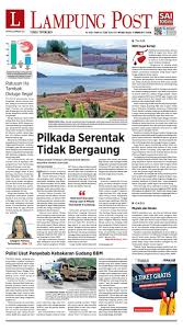 Dprd kabupaten lampung tengah merupakan lembaga perwakilan rakyat daerah yang berkedudukan sebagai unsur penyelenggara pemerintahan daerah. Lampung Post Selasa 17 Januari 2017 By Lampung Post Issuu