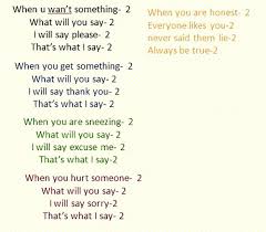 Image Result For Good Manners Poem Lyrics Lyrics Poems Good Manners
