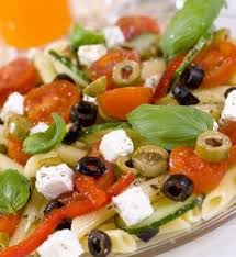 Poivre Concombre Ciboulette Citron Tomate Vinaigre Balsamique Huile D Olive Pates Sel Oliv Recettes De Cuisine Salade De Pates Recette Salade De Pates