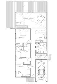 Contemporary Home Ch120 Modern House Floor Plans House Plans Small House Plans