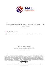 Review of Barbara Cantalupo , Poe and the Visual Arts