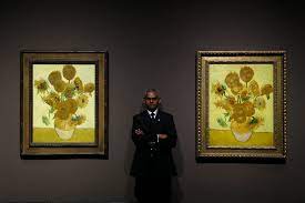 The dynamic color palette of sunflowers (red) by vincent van gogh is truly something special to behold. The 10 Most Expensive Paintings On Public Display